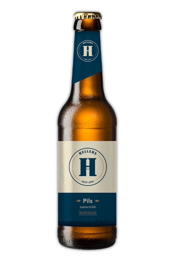 Produktfoto zu Hellers Pils naturtrüb 24x0,3L