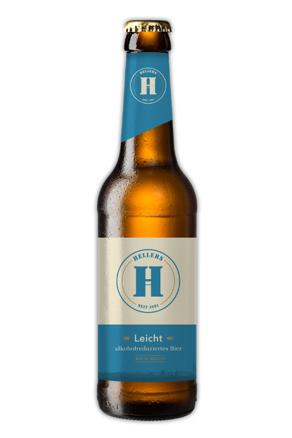 Produktfoto zu Hellers Weizen Leicht 24x0,33L