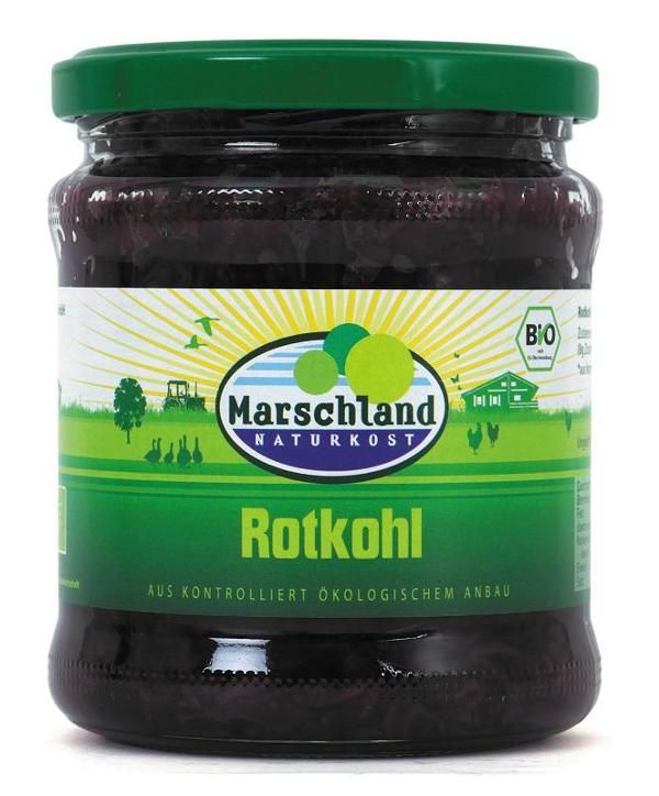 Produktfoto zu Bio-Rotkohl im Glas