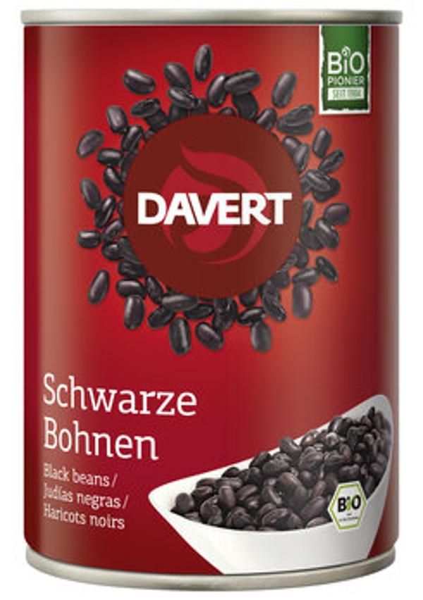 Produktfoto zu Schwarze Bohnen 400g