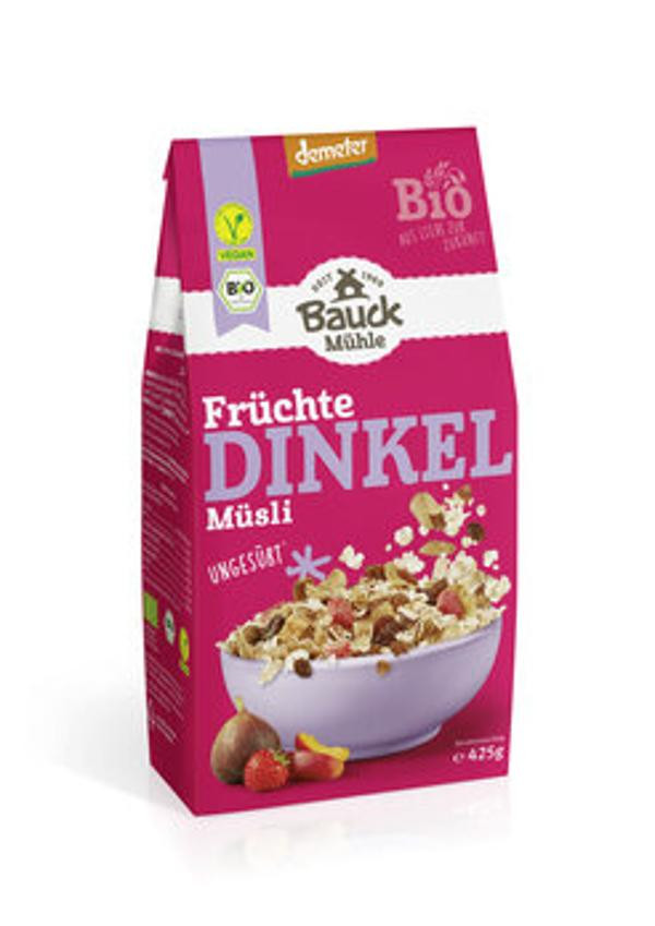 Produktfoto zu Dinkel Müsli Früchte