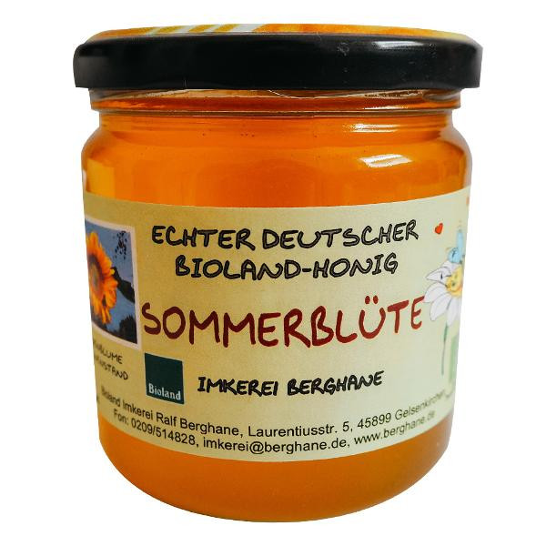 Produktfoto zu Bioland-Honig Sommerblüte