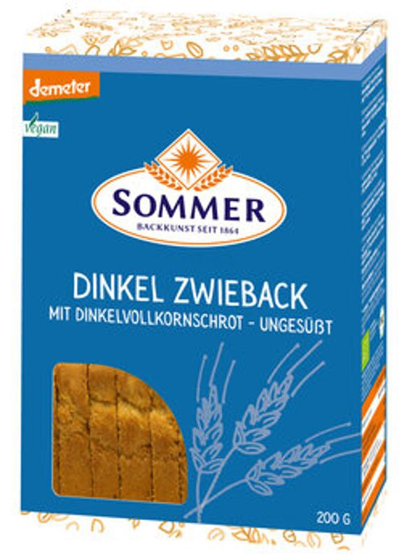 Produktfoto zu Dinkel Zwieback, ungesüßt